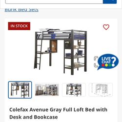 2 Full Size Loft Beds And Chair