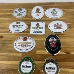 Porcelain Beer Badges