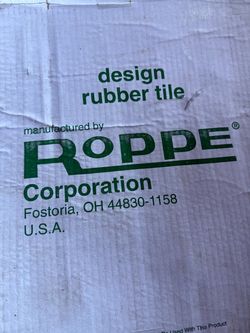 Roppe Rubber Circular Pattern Flooring