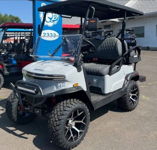 2025 Denago Nomad XL 4-Passenger Lifted 48-Volt Lithium Golf Cart