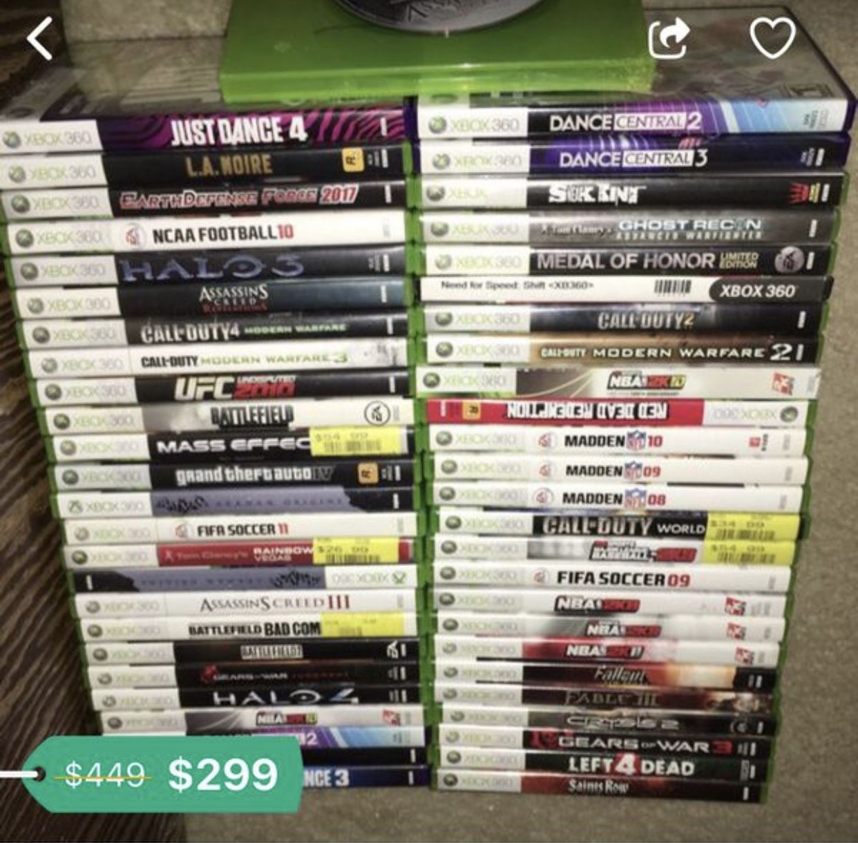 Lot of xbox 360