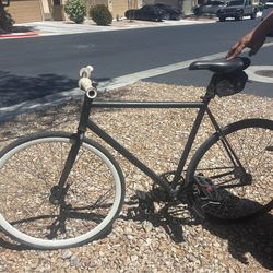 Race bike and a parts bike