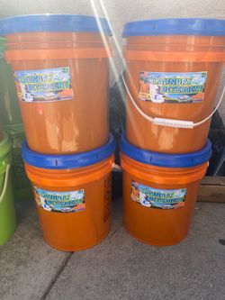 Laundry Detergent Buckets 460 Loads HE – 4 Pack