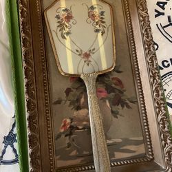 Vintage Hand Held Vanity Mirror
