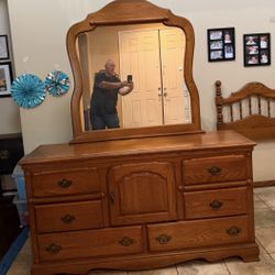 Queen Bed and Dresser