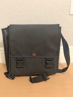 Official Sony PlayStation PS1 PS2 PS3 Messenger Carrying Case Travel Bag