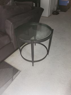 Set Of 2 Glass Tables