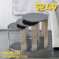 Coffee Table Set 3pc - Delivery And Financing Available 