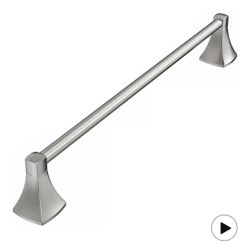 24 Inch Brushed Nickel Towel Bar