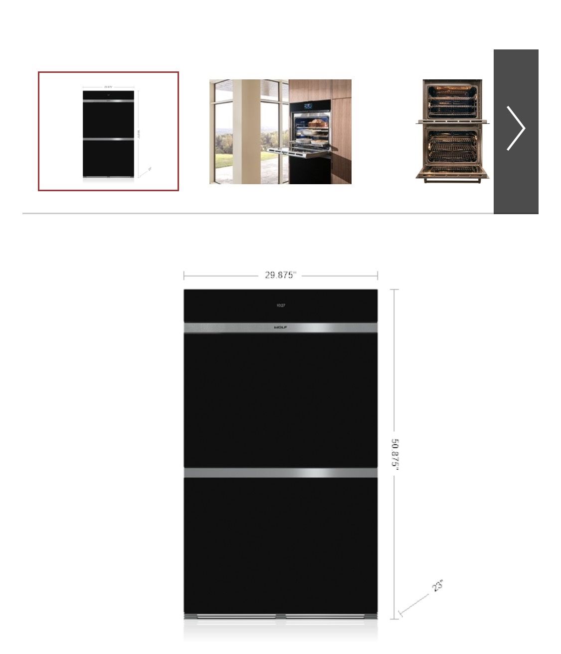 🔥 Wolf 30” M Series Contemporary Built-In Double Oven – BRAND NEW 🔥