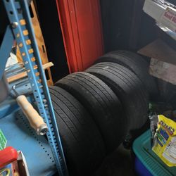 FREE — 8 Used Tires (Little to No Tread) – Good for Projects / Crafts / Yard Use