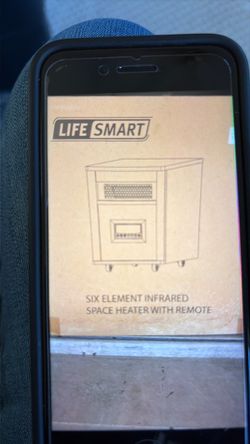Space heater with remote