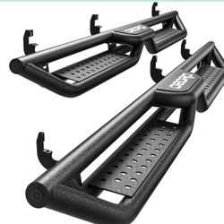 OEDRO 6 Inch Running Boards Compatible With 2015-2026 Chevy Colorado/GMC Canyon Crew Cab, Bolt-On Side Steps Rails Steel Nerf Bars