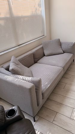 Modani 2-Piece Sofa Set + Matching Pillows - Excellent Condition, Washable Covers