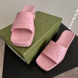 Pink Gucci Sandals