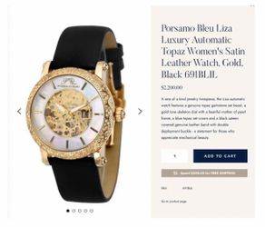 Porsamo Bleu luxury automatic watch