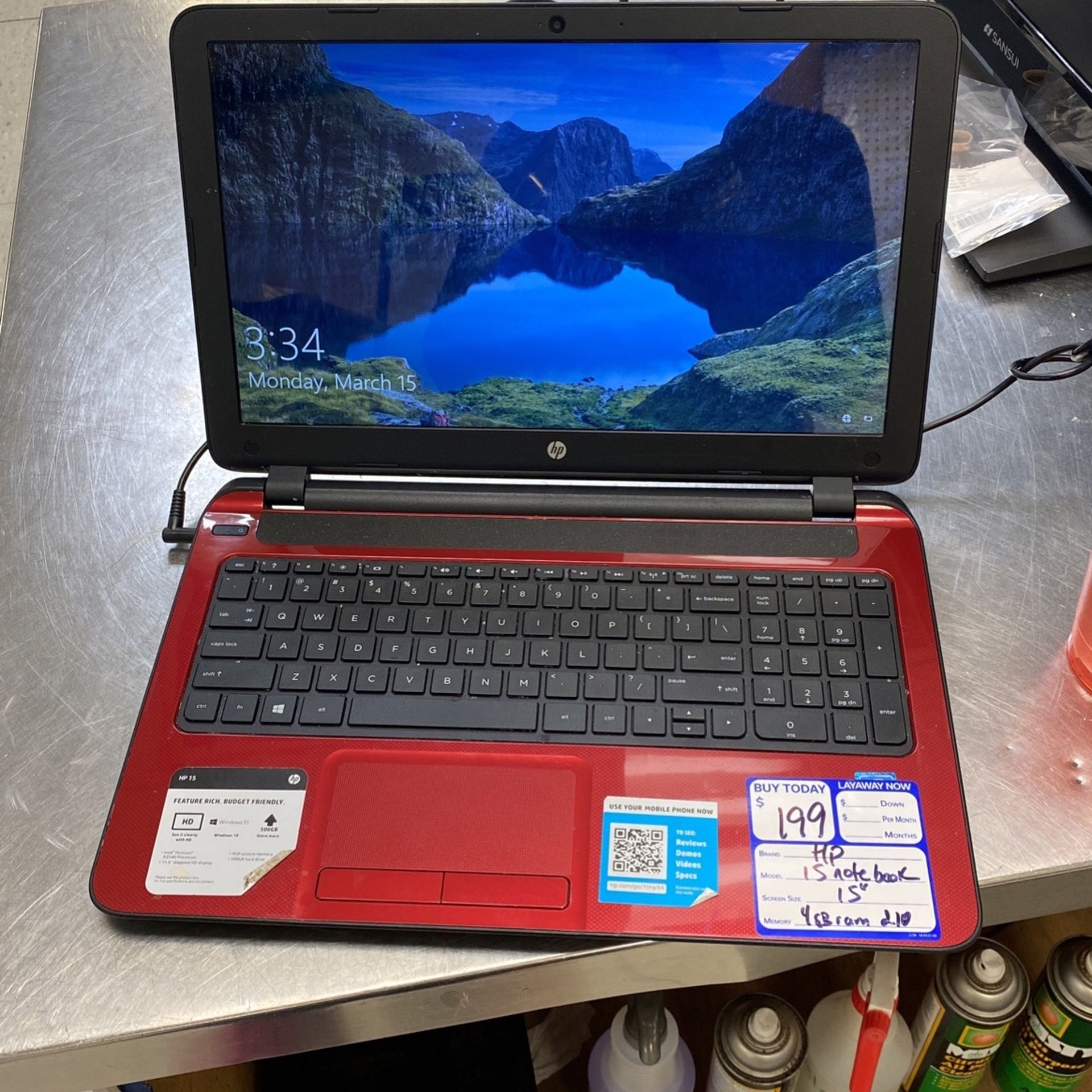 HP Laptop 👩🏾💻 Ram 4/Windows 10 $200 Or Layaway For $22 Down