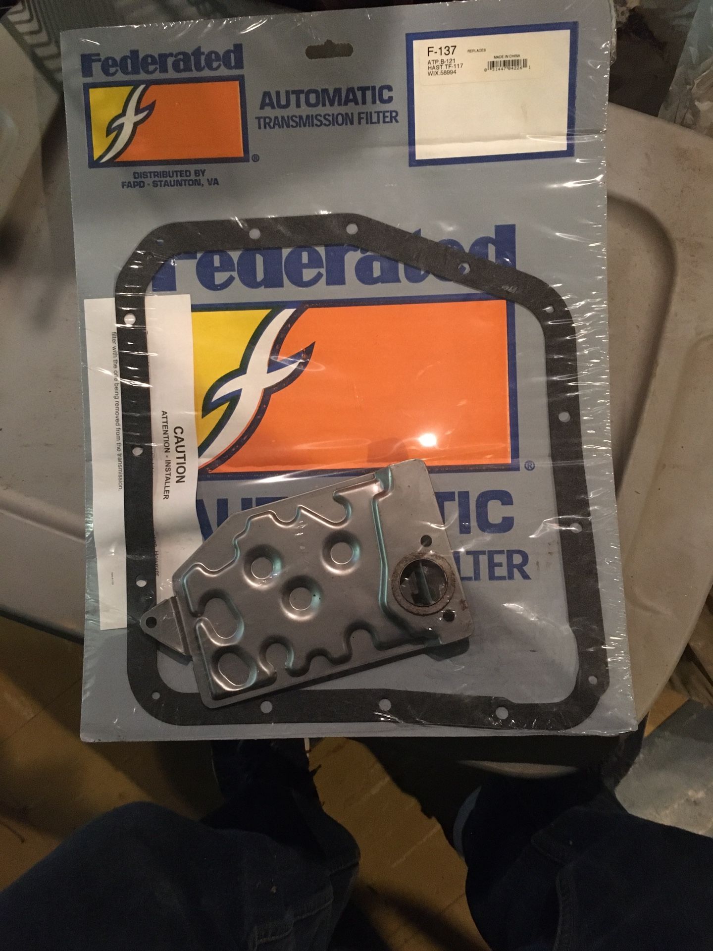 Transmission Filter F137 KOI Brand