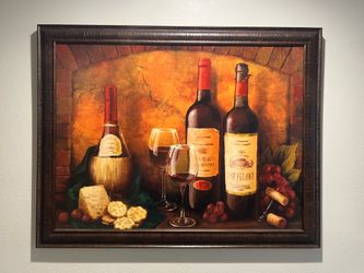 Wine Themed  Framed Wall Art