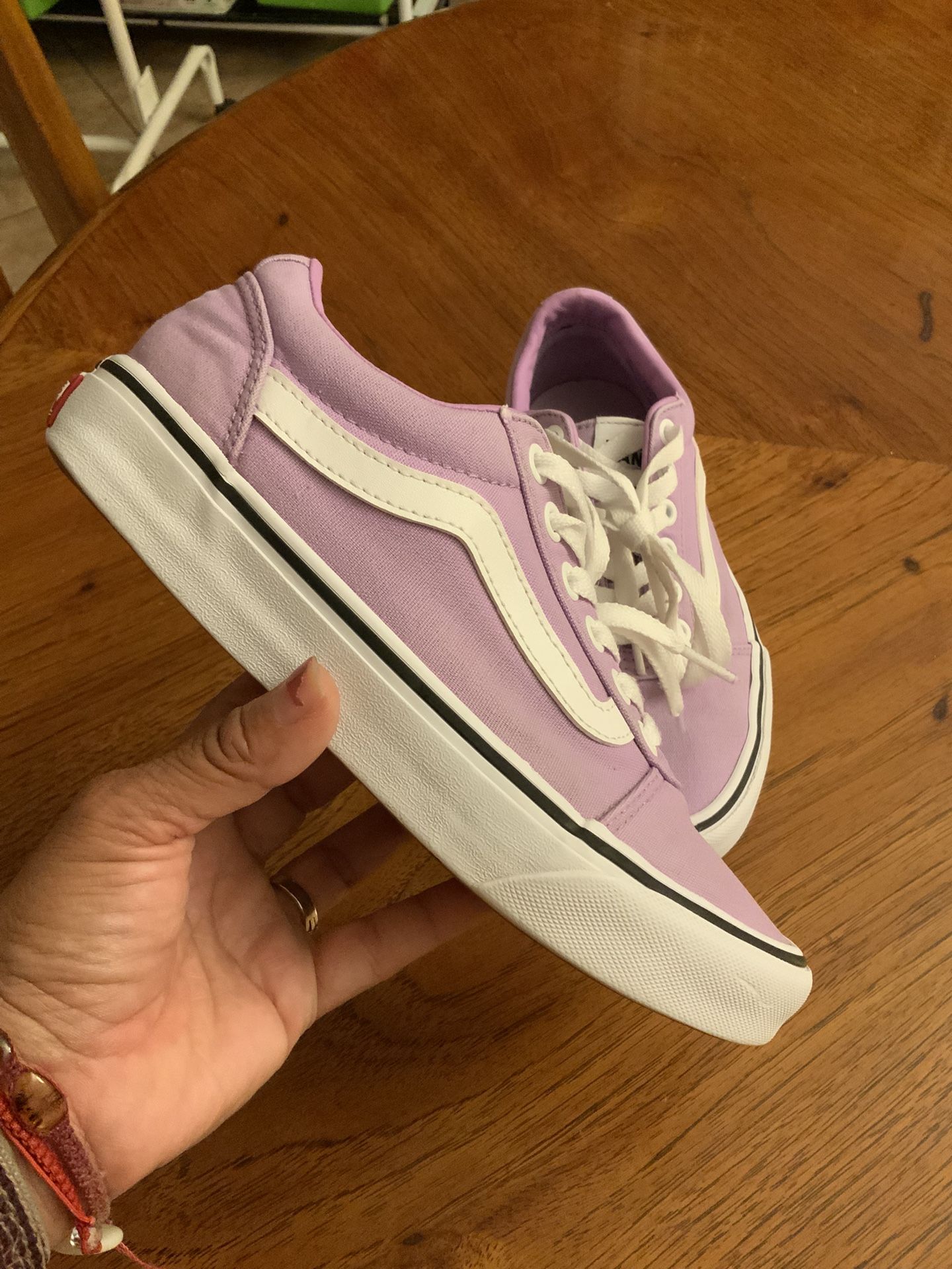 Light Purple Vans Size 6
