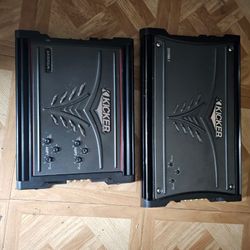Kicker 300/4 And 1000/1 Zx Amplifiers 