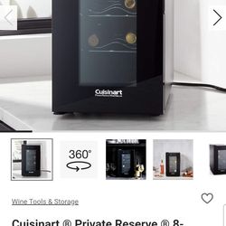 🚚 MOVE-IN SALE 🚚 Cuisinart ® Private Reserve ® 8-Bottle Wine Cooler Fridge Retails $230+