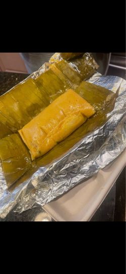 Tamales hondureños hechos hora