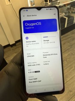 OnePlus Nord N300 5G 64gb Black T-Mobile Locked 