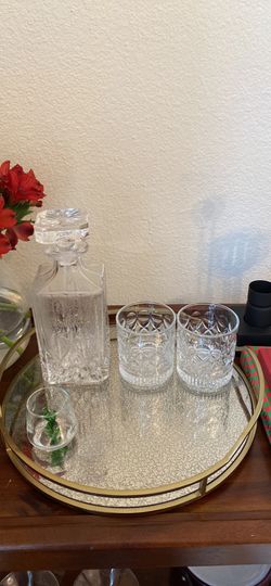 Gold Mirrored Table Tray From West Elm