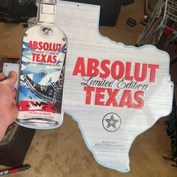 Absolut Texas Wall Tacker