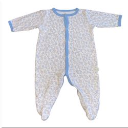 How to describe: DUCK DUCK GOOSE Baby Elephant Print PJ’s Size 3-6 Months  