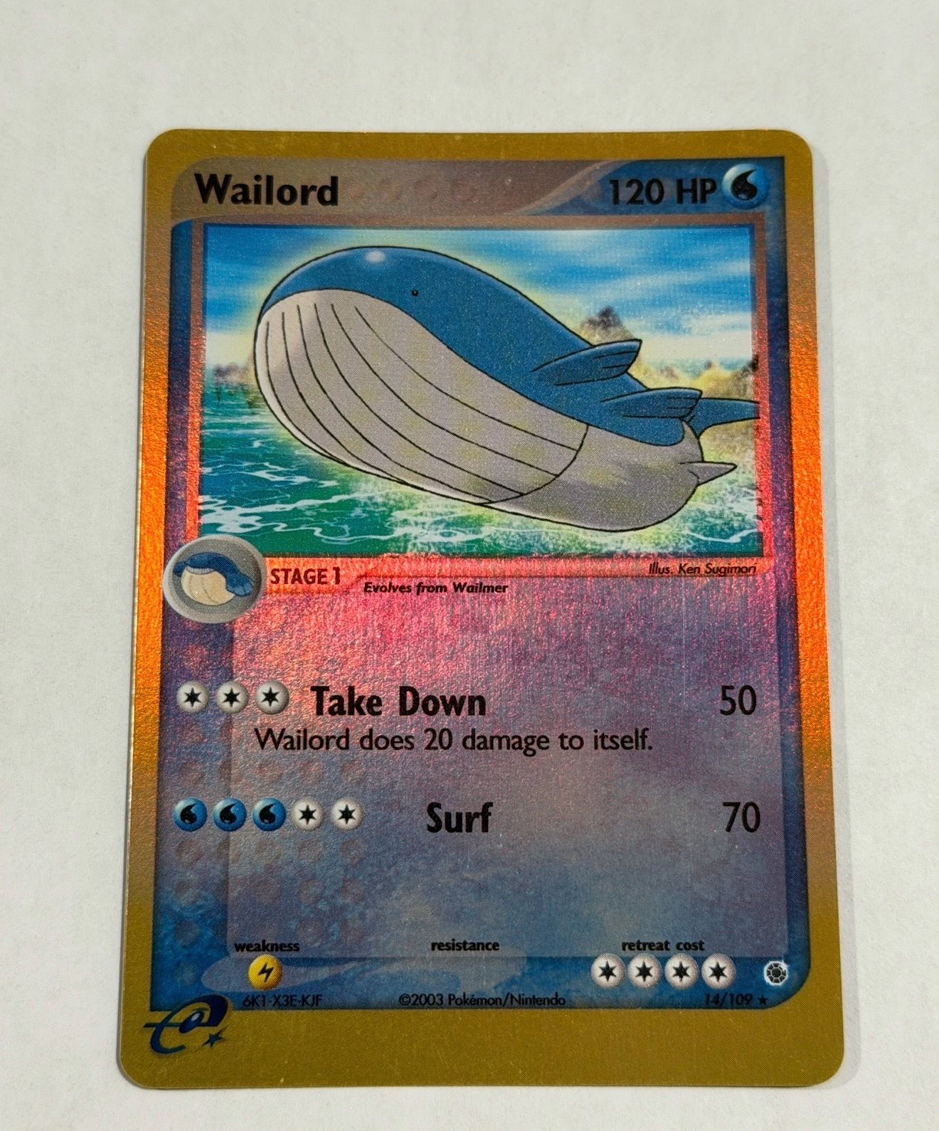 Wailord- EX Ruby & Sapphire