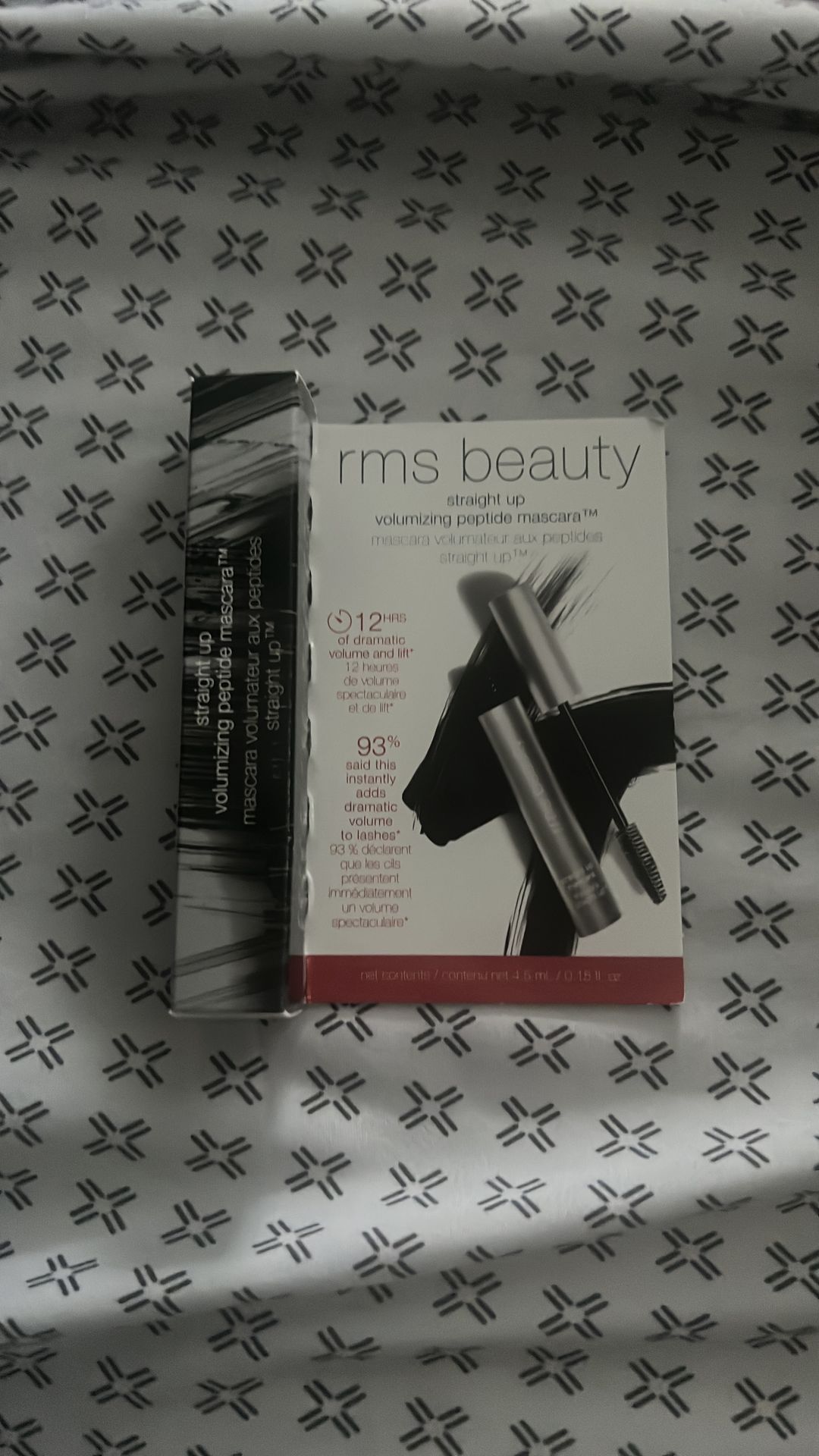 Rms beauty straight up, finalizing peptide mascara