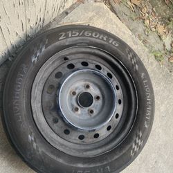 Toyota Camry 16 Inch Wheel  With Tire 215-60-16