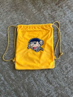 Jeffy Yellow Drawstring Bag