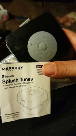 Merkury Bluetooth splash tunes