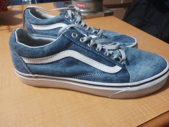 VANS - BLUE JEAN  SIZE 8