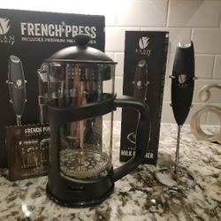 Bean Envy French Press & Milk Frother