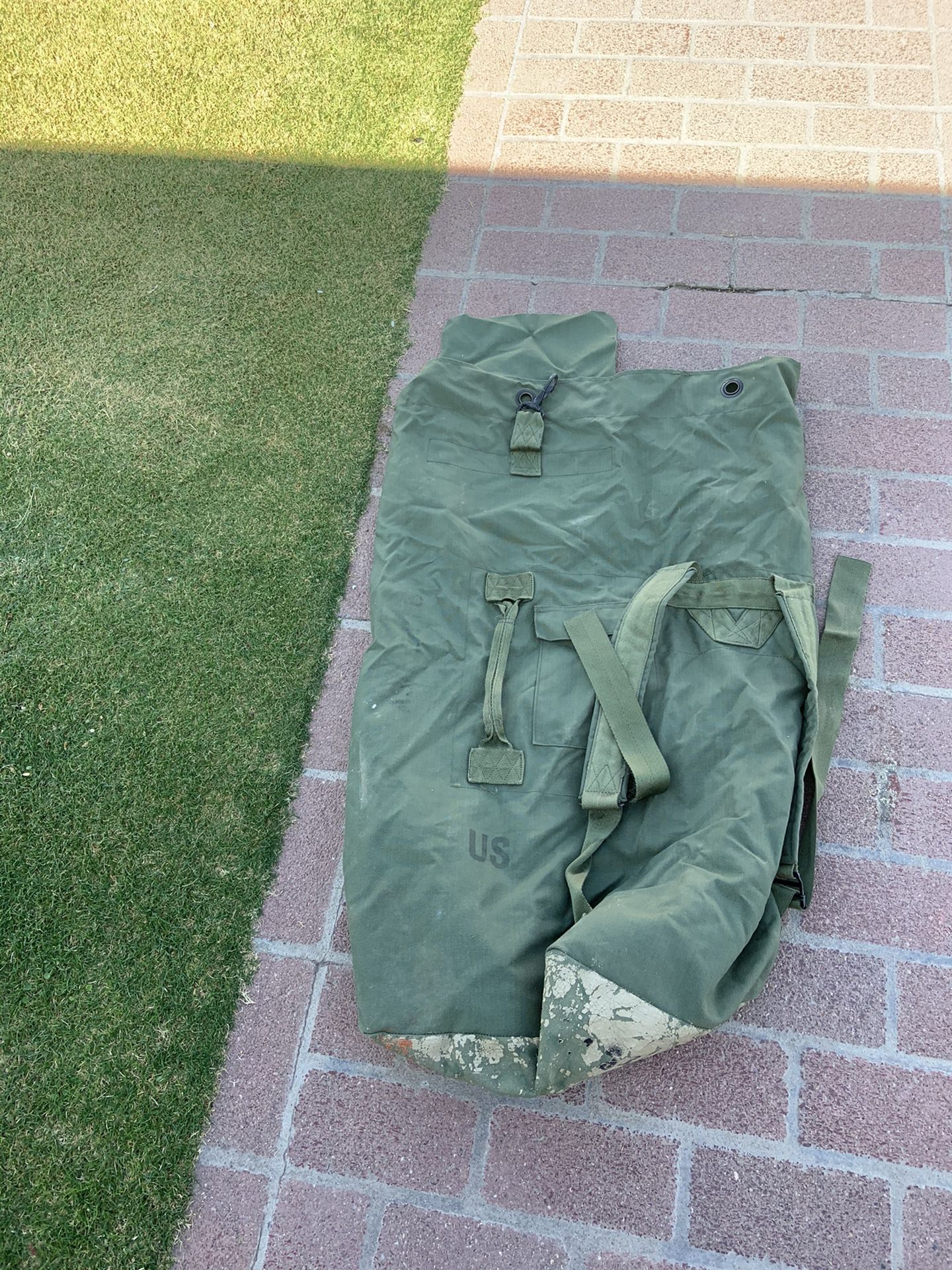 Military Canvas Duffle Bag
