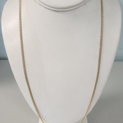 14kt Gold Cuban Link Chain 13.1G 24" 