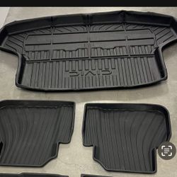 Honda Civic Trunk And Rear Rubber Matts 