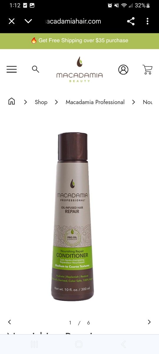 MACADAMIA REPAIR CONDITIONER 33.8oz