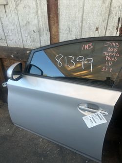 Toyota Prius Front Door Driver Side LH Silver 2010 - 2015 ; J443