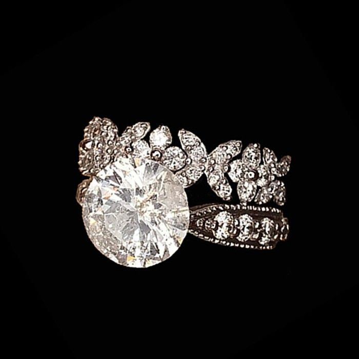 2.65 carat diamond engagement ring set new