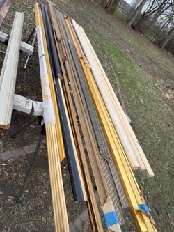 Vtg 100% Wood Picture Frame Stock 16-108” 9’ Long Sections Made In USA