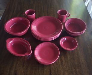 Red Fiestaware Lot
