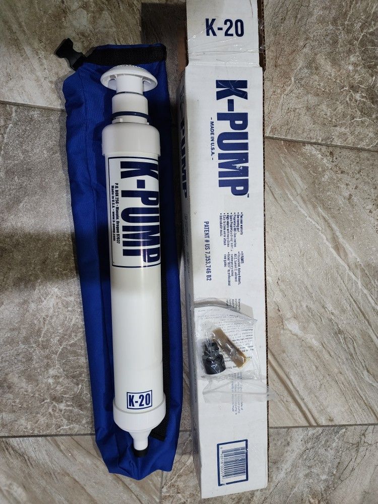 K-Pump K-20 Hand Pump – Brand New in Box

