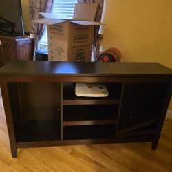Tv Stand With Storage Shelves 