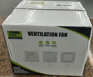 10-Inch (250mm) Ceiling-Mounted Exhaust Ventilation Fan – 110V