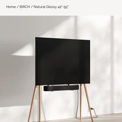 Samsung 55” TV, Soundbar, JALG STAND